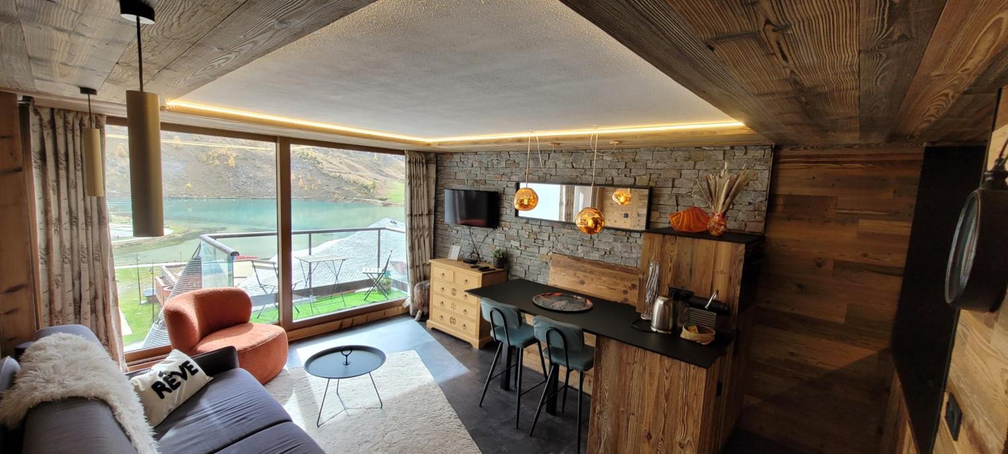 Grands studios vue sur lac Tignes Exterior foto