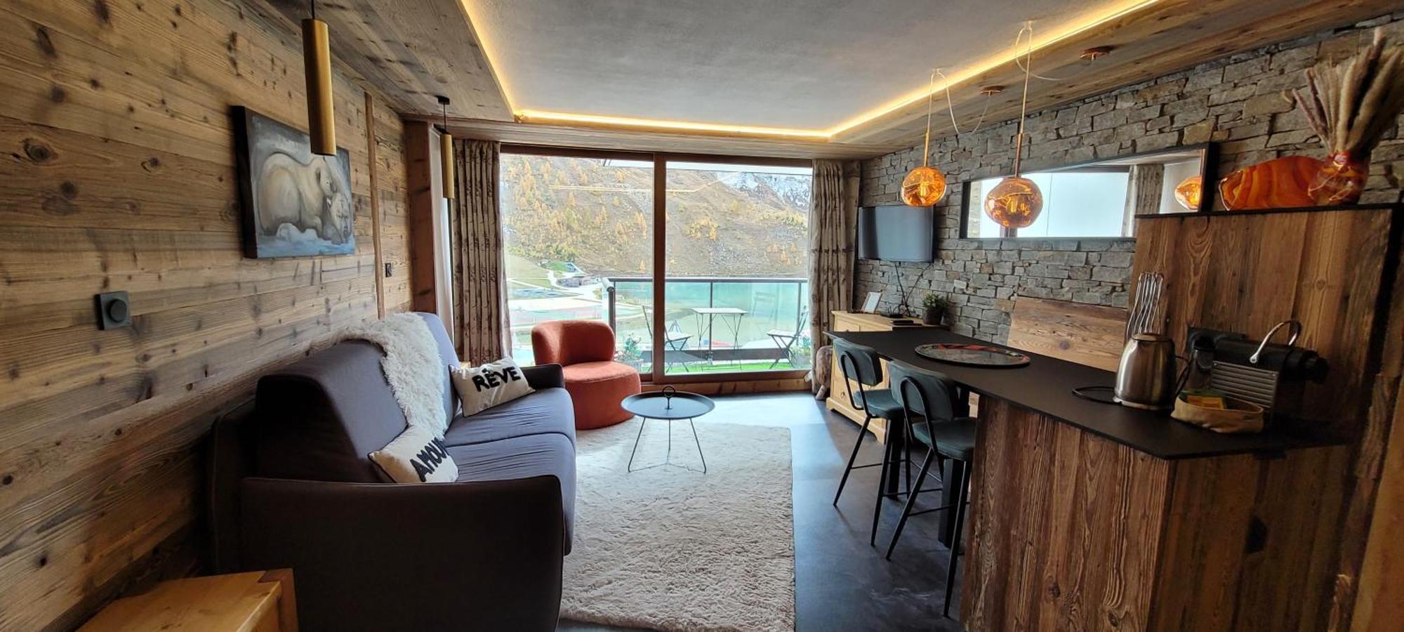 Grands studios vue sur lac Tignes Exterior foto