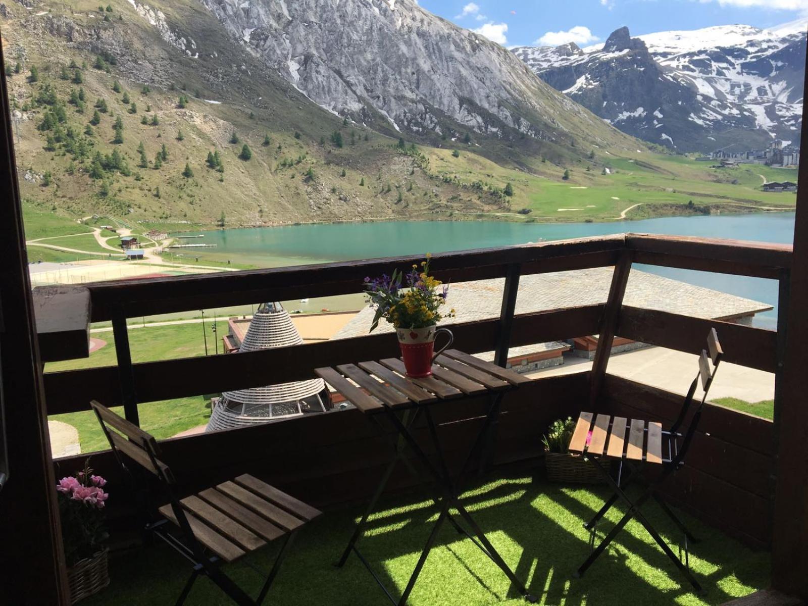 Grands studios vue sur lac Tignes Exterior foto